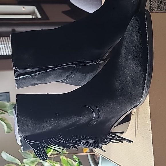 Matisse fringe black boots size 10 - Picture 4 of 6